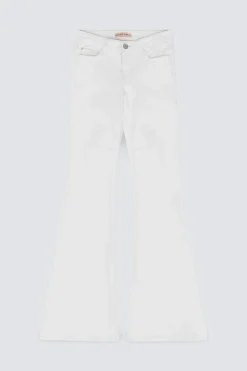 Glow low flare jeans - Weiß - Dame - Gina Tricot
