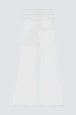 Glow low flare petite jeans - Weiß - Dame - Gina Tricot