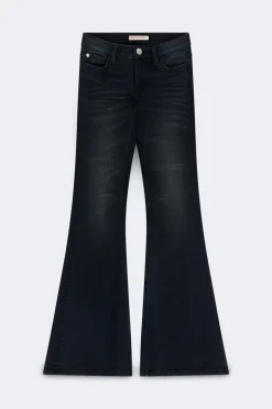 Glow low flare tall jeans - Schwarz - Dame - Gina Tricot