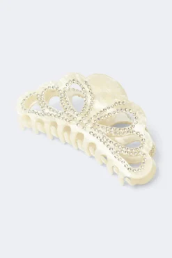 Hair clip - Weiß - Dame - Gina Tricot