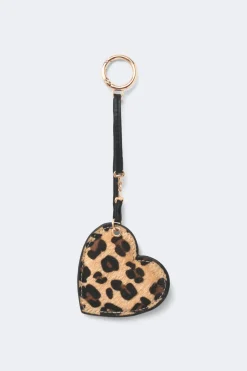 Hair-on bag charm - Beige - Dame - Gina Tricot