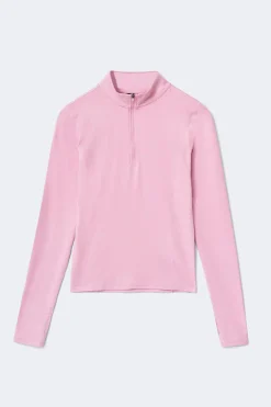 Half zip yoga top - Rosa - Dame - Gina Tricot