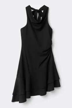 Halterneck mini dress - Schwarz - Dame - Gina Tricot