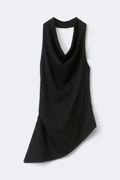 Halterneck top - Schwarz - Dame - Gina Tricot