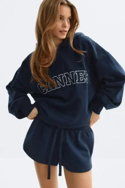 Hoodie - Blau - Dame - Gina Tricot