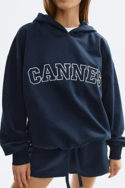 Hoodie - Blau - Dame - Gina Tricot