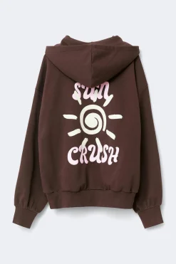 Hoodie - Braun - Dame - Gina Tricot