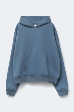 Iconic hoodie - Blau - Dame - Gina Tricot