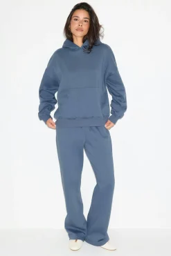 Iconic hoodie - Blau - Dame - Gina Tricot