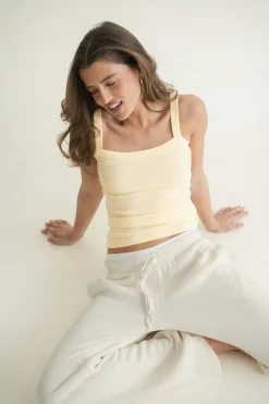 Iconic sweatpants - Gelb - Dame - Gina Tricot