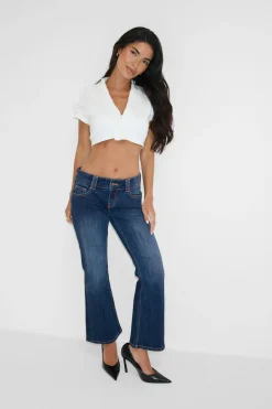 Kick flare jeans - Blau - Dame - Gina Tricot