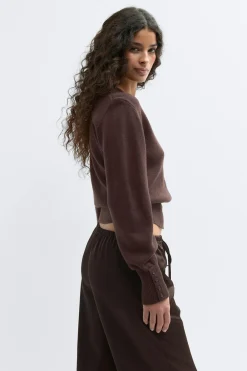 Knitted cardigan - Braun - Dame - Gina Tricot