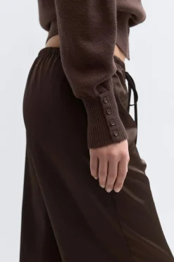 Knitted cardigan - Braun - Dame - Gina Tricot