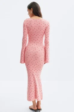 Knitted dress - Rosa - Dame - Gina Tricot