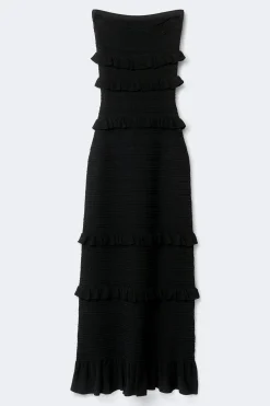 Knitted dress - Schwarz - Dame - Gina Tricot