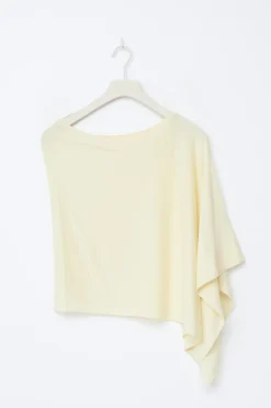 14+ knitted poncho - Gelb - Gina Tricot