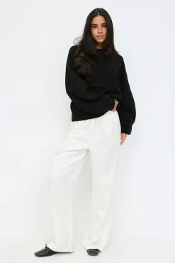 Knitted sweater - Schwarz - Dame - Gina Tricot