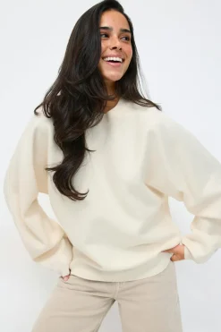 Knitted sweater - Weiß - Dame - Gina Tricot
