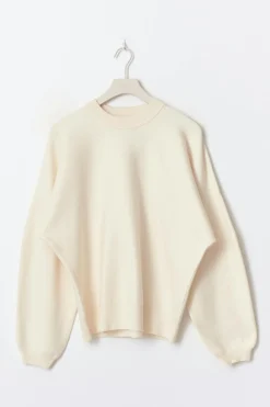 Knitted sweater - Weiß - Dame - Gina Tricot