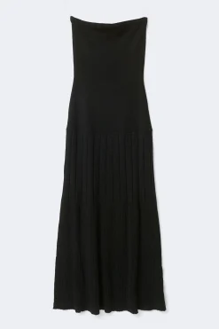Knitted tube dress - Schwarz - Dame - Gina Tricot