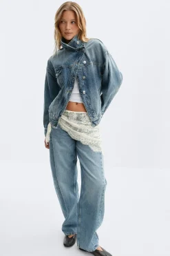 Lace hip scarf - Weiß - Dame - Gina Tricot