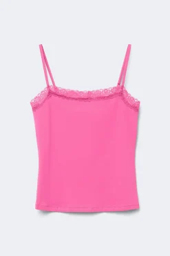 14+ lace singlet - Rosa - Gina Tricot