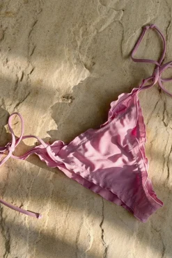 14+ lexi ruched bikini bottom - Rosa - Gina Tricot