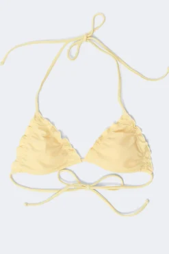 14+ lexi triangle bikini top - Gelb - Gina Tricot