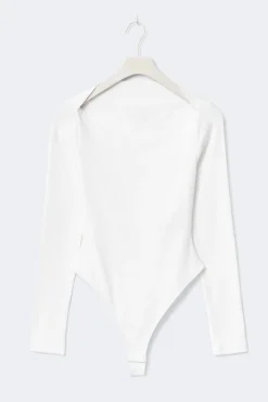 Long sleeve body - Weiß - Dame - Gina Tricot