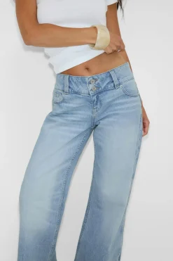 Loose flare jeans - Blau - Dame - Gina Tricot