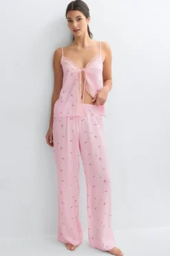 Loungewear trousers - Rosa - Dame - Gina Tricot