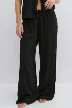 Loungewear trousers - Schwarz - Dame - Gina Tricot