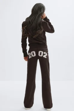 14+ low flare sweatpants tall - Braun - Gina Tricot