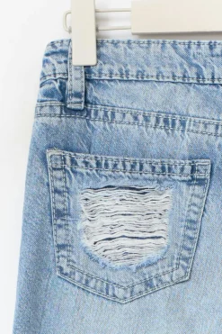 14+ low loose bootcut jeans - Blau - Gina Tricot
