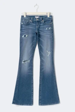 14+ low rise flare jeans - Blau - Gina Tricot