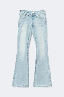 14+ low rise flare jeans - Blau - Gina Tricot