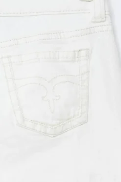 14+ low rise flare jeans tall - Weiß - Gina Tricot