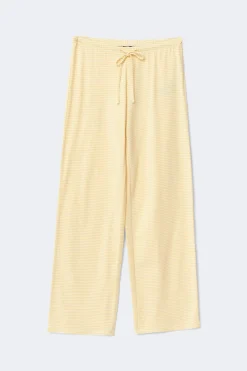 Low waist loungewear trousers - Gelb - Dame - Gina Tricot