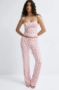 Low waist loungewear trousers - Rosa - Dame - Gina Tricot