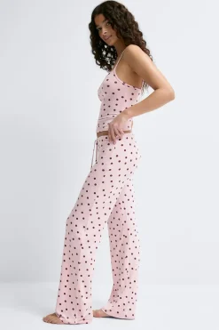 Low waist loungewear trousers - Rosa - Dame - Gina Tricot