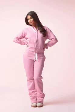 14+ low waist sweatpants - Rosa - Gina Tricot