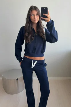 14+ low waist sweatpants tall - Blau - Gina Tricot