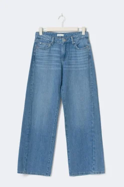 Low wide petite jeans - Blau - Dame - Gina Tricot