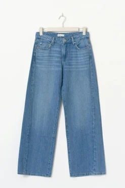 Low wide tall jeans - Blau - Dame - Gina Tricot
