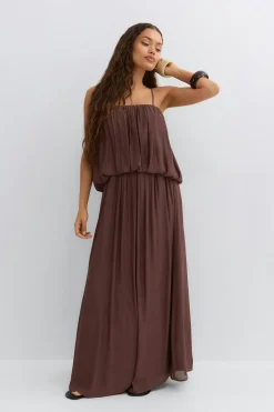 Maxi dress - Braun - Dame - Gina Tricot