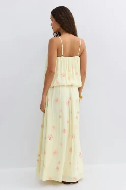 Maxi dress - Gelb - Dame - Gina Tricot