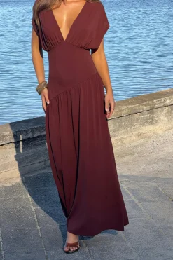 Maxi dress - Rot - Dame - Gina Tricot