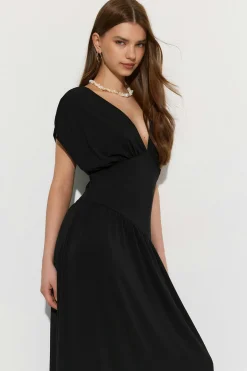 Maxi dress - Schwarz - Dame - Gina Tricot