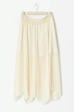 Maxi skirt - Weiß - Dame - Gina Tricot