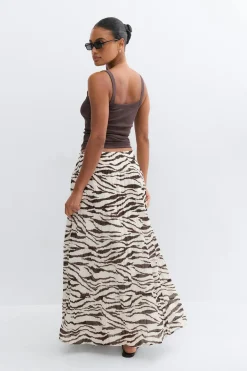 Maxi skirt - Weiß - Dame - Gina Tricot